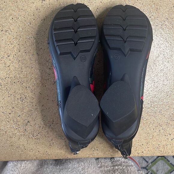 CHK10 Footwear Hand-painted 3D Floral Leather Boots sz 40 - Picture 7 of 10